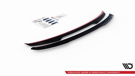 Maxton Spoiler Cap Volkswagen T-Roc Mk1 - Gloss Black