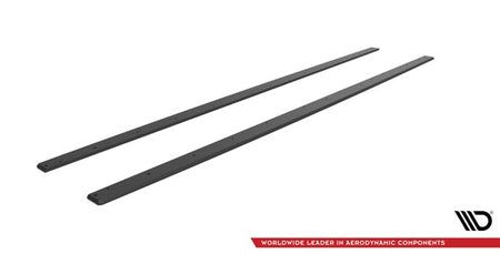 Maxton Street Pro Side Skirts Diffusers Ford Fiesta St Mk6 - Black