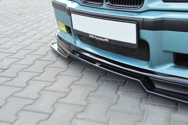 Maxton Front Splitter V.2 BMW M3 E36 - Gloss Black