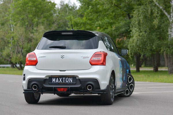 Maxton Rear Side Splitters Suzuki Swift 6 Sport - Gloss Black