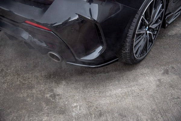 Maxton Rear Side Splitters V.3 For BMW 1 F40 M-Pack/ M135I - Gloss Black