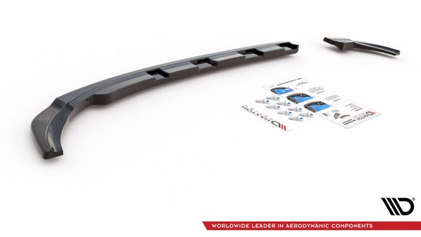 Maxton Rear Side Splitters V.2 VW Polo Gti Mk6 - Gloss Black