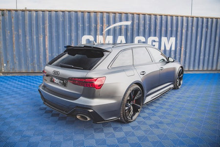 Maxton Central Rear Splitter Audi RS6 C8 / RS7 C8 - Gloss Black