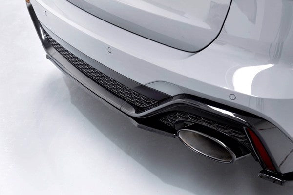 Maxton Central Rear Splitter Audi RS6 C8 / RS7 C8 - Gloss Black