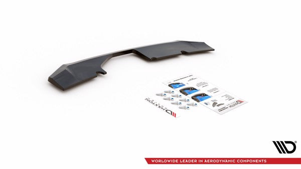 Maxton Central Rear Splitter Audi RS6 C8 / RS7 C8 - Gloss Black