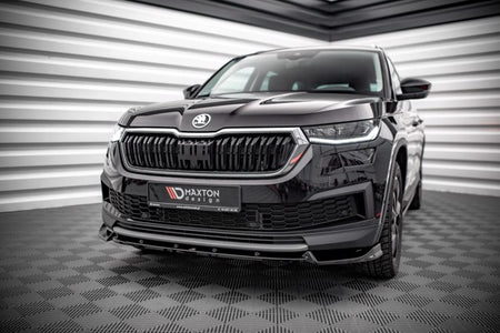 Maxton Front Splitter V.1 Skoda Kodiaq Mk1 Facelift - Gloss Black