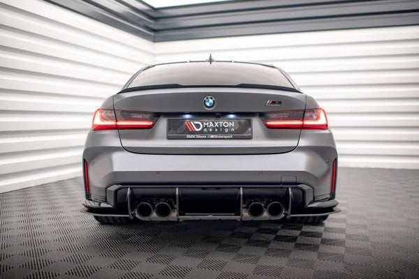 Maxton Street Pro Rear Diffuser BMW M3 G80 - Black