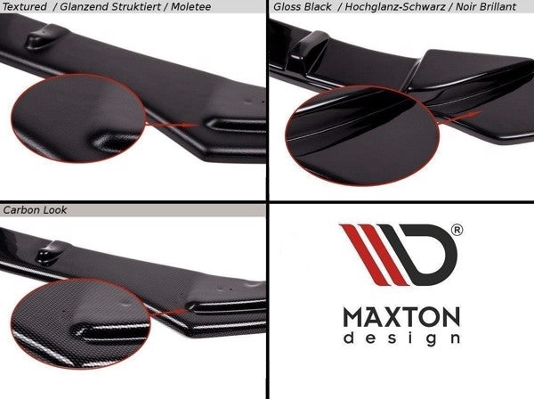 Maxton Front Splitter BMW 3 E46 Compact - Gloss Black