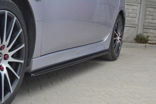 Maxton Side Skirts Diffusers Mazda 6 Mk2 Sport Hatch (Gh-Series) Preface - Gloss Black