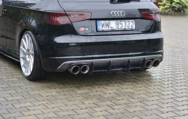 Maxton Rear Diffuser Audi S3 / A3 S-Line 8V Hatchback / Sportback