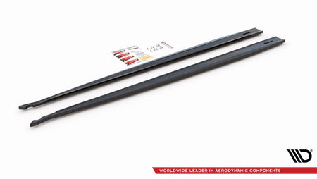 Maxton Side Skirts Diffusers V.1 Toyota Supra Mk5 - Gloss Black