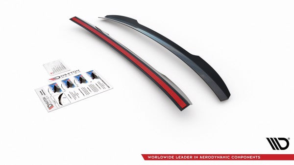 Maxton Spoiler Cap Audi A7 C8 / C8 S-Line / S7 C8 / RS7 C8 - Gloss Black