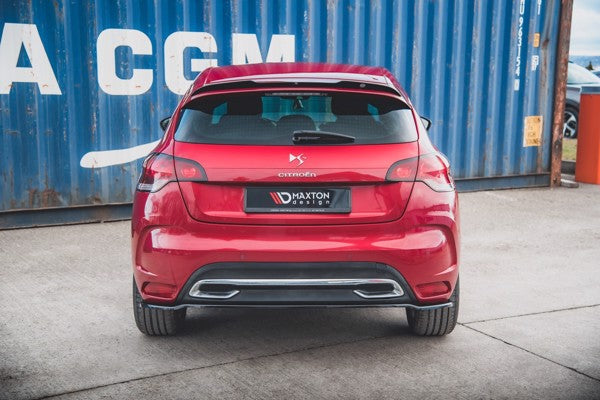 Maxton Central Rear Splitter Citroen DS4 - Gloss Black