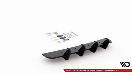 Maxton Racing Durability Rear Diffuser V.1 Volkswagen Golf 8 Gti  Clubsport - Black