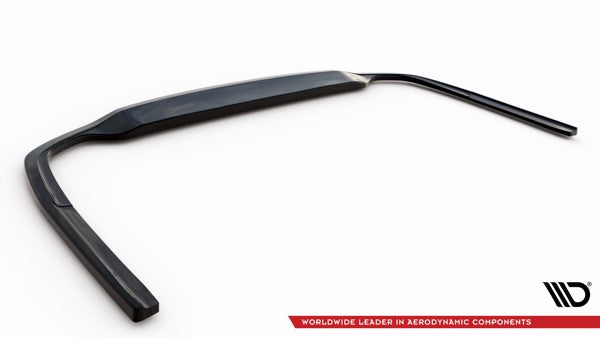 Maxton Central Rear Splitter Audi A6 C8 - Gloss Black