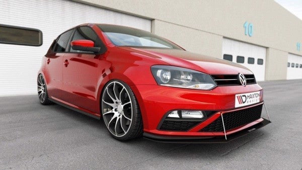 Maxton Front Racing Splitter VW Polo Mk5 Gti Facelift