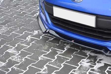 Maxton Front Splitter V.3 Subaru Brz Facelift - Gloss Black
