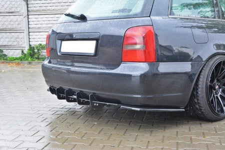 Maxton Rear Side Splitters Audi S4 B5 Avant - Gloss Black