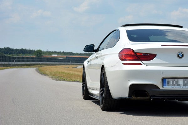 Maxton Side Skirts Diffusers For BMW 6 F13 M-Pack - Gloss Black