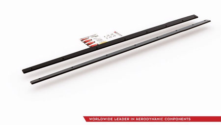 Maxton Racing Durability Side Skirts Diffusers VW Golf 7 Gti - Black