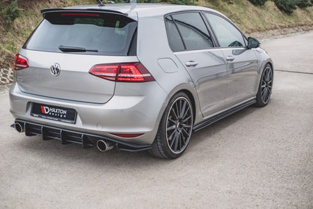 Maxton Racing Durability Side Skirts Diffusers VW Golf 7 Gti - Black