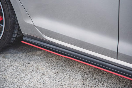 Maxton Racing Durability Side Skirts Diffusers VW Golf 7 Gti - Black