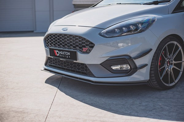 Maxton Racing Durability Front Splitter Ford Fiesta Mk8 St / St-Line - Black