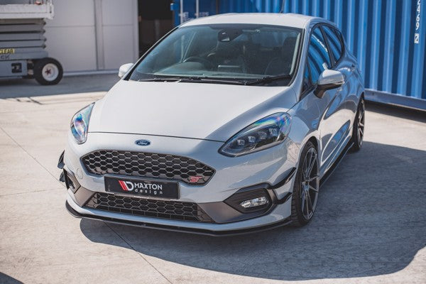 Maxton Racing Durability Front Splitter Ford Fiesta Mk8 St / St-Line - Black