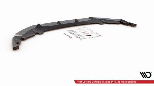 Maxton Front Splitter V.2 Mini Countryman Mk2 F60 Jcw - Gloss Black