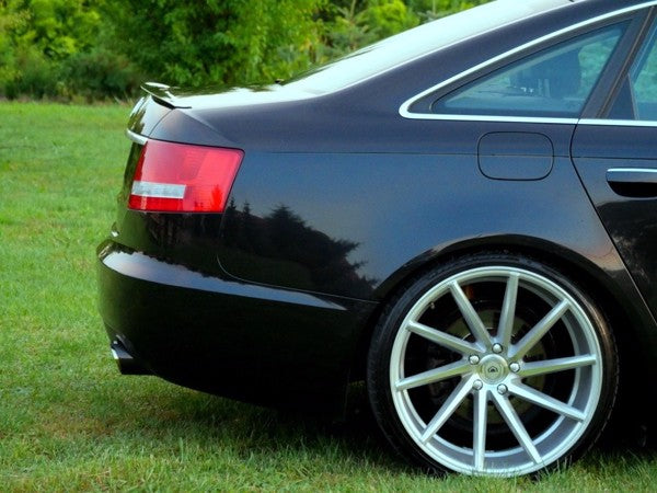 Maxton Spoiler Cap Audi A6 S-Line C6 Sedan - Gloss Black
