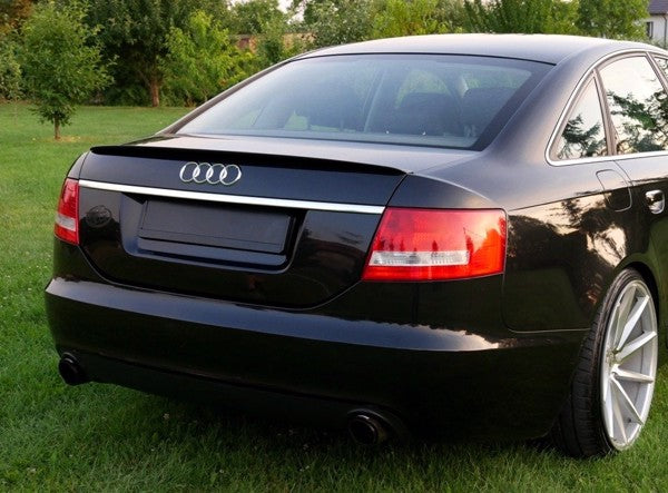 Maxton Spoiler Cap Audi A6 S-Line C6 Sedan - Gloss Black