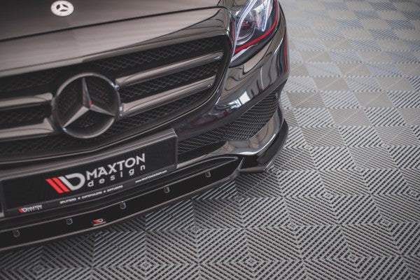 Maxton Front Splitter Mercedes-Benz E W213 - Gloss Black