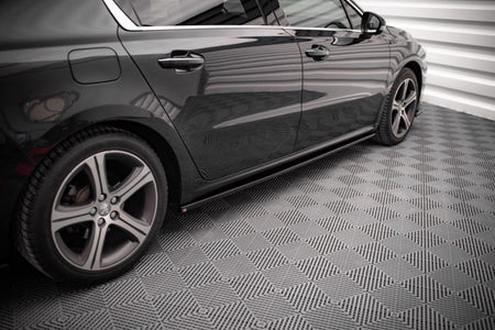 Maxton Side Skirts Diffusers Peugeot 508 Gt Mk1 Facelift - Gloss Black