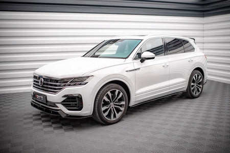 Maxton Side Skirts Diffusers Volkswagen Touareg R-Line Mk3 - Gloss Black