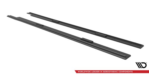 Maxton Street Pro Side Skirts Diffusers Mazda 3 Mps Mk1 - Black