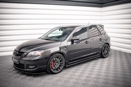 Maxton Street Pro Side Skirts Diffusers Mazda 3 Mps Mk1 - Black