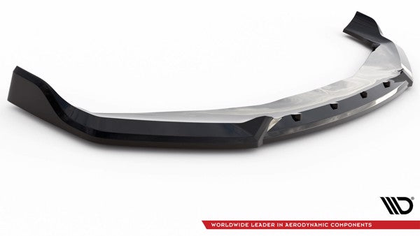 Maxton Front Splitter V.2 BMW 7 M-Pack / M760E G70 - Gloss Black