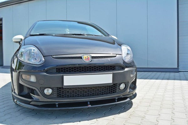 Maxton Front Splitter Fiat Punto Evo Abarth - Gloss Black