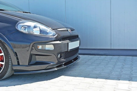 Maxton Front Splitter Fiat Punto Evo Abarth - Gloss Black