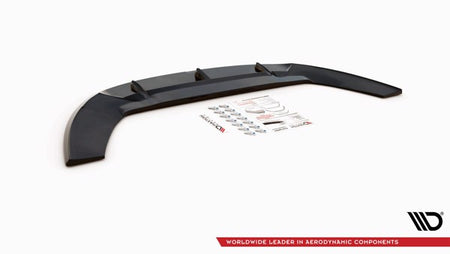 Maxton Front Splitter Fiat Punto Evo Abarth - Gloss Black