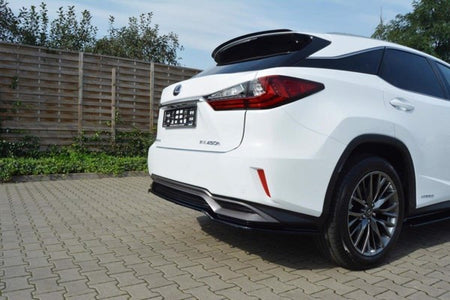 Maxton Central Rear Splitter Lexus Rx Mk4 H (Without Vertical Bars) - Gloss Black
