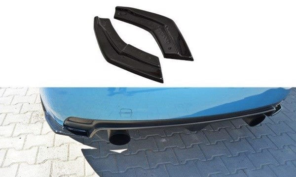 Maxton Rear Side Splitters Subaru Impreza Wrx Sti 2009-2011 - Gloss Black