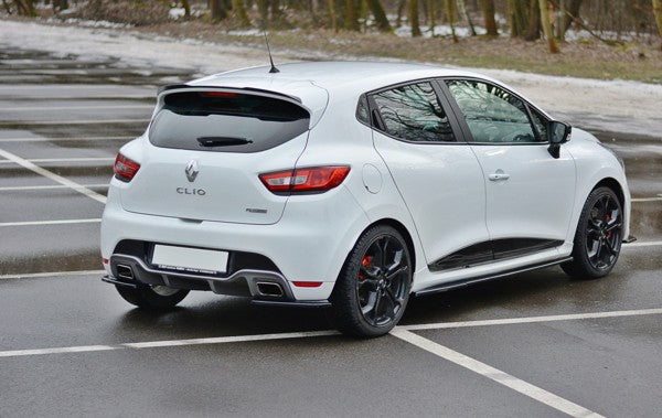 Maxton Rear Side Splitters Renault Clio Mk4 RS   - Gloss