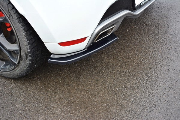 Maxton Rear Side Splitters Renault Clio Mk4 RS   - Gloss