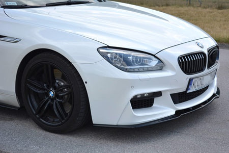 Maxton Front Splitter For BMW 6 Gran Coupé Mpack - Gloss Black