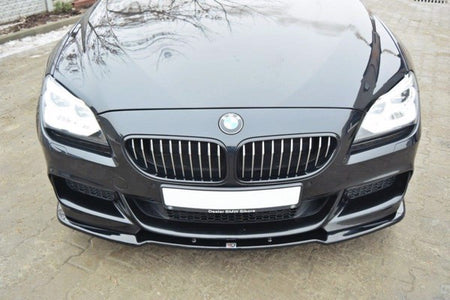 Maxton Front Splitter For BMW 6 Gran Coupé Mpack - Gloss Black