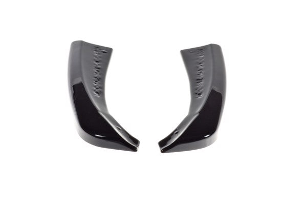 Maxton Rear Side Splitters Mercedes- Benz C-Class W205 Coupe Amg-Line - Gloss Black