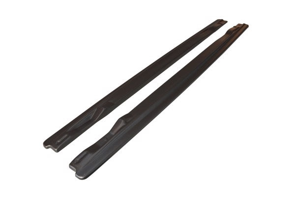 Maxton Side Skirts Diffusers Audi A6 C6 S-Line (Preface/Facelift) - Gloss Black