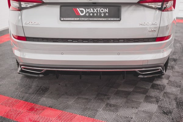 Maxton Rear Valance Skoda Kodiaq Mk1 Sportline - Gloss Black