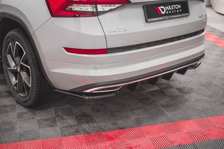 Maxton Rear Valance Skoda Kodiaq Mk1 Sportline - Gloss Black